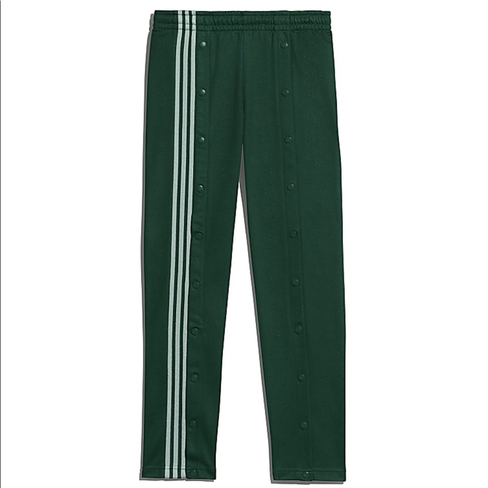Ivy park green 3-stripes track pants